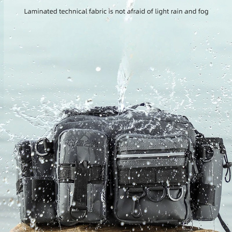 

Professional Lure Fishing Waist Pack, Boundless Waterproof Scratch-Resistant, Lightweight Sturdy Multi-Functional Storage