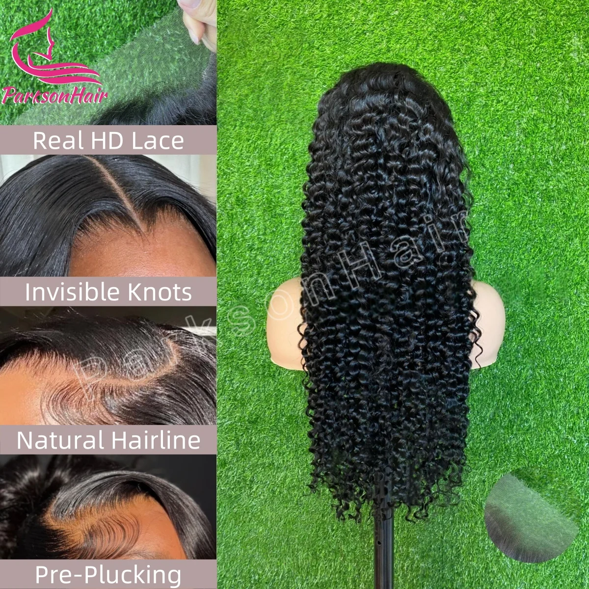 

200% Exotic Curly Wig Real HD 13x4 Full Lace Frontal Human Hair Wigs Brazilian Pre-Plucking HD Lace Front Curly Wigs For Women