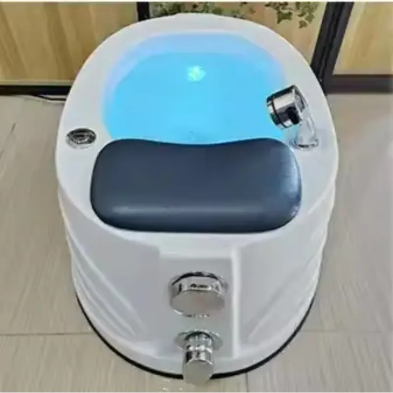 YTYIN Beauty Salon Foot Bath Massage With Surf Light Pedicure Bowl Foot Spa Massage Basin With Drainage Hole