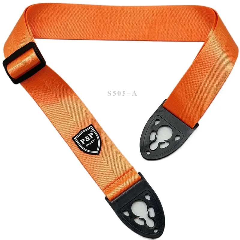 Sangle de guitare de couleur unie, conception universelle et Durable pour guitares acoustiques électriques, ukulélé basse, Instruments de musique, sangle de guitare