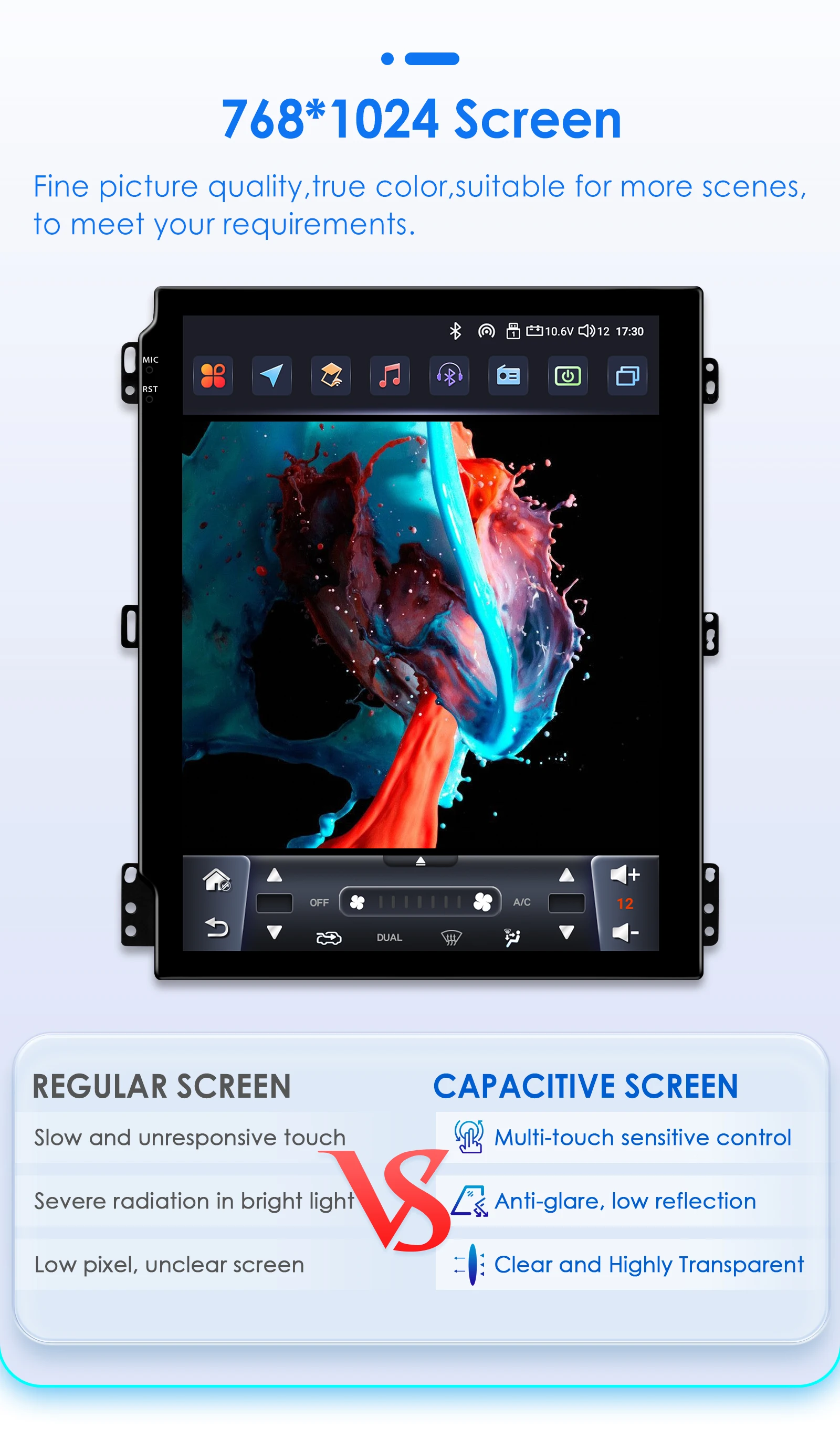 Android Car Radio for Ford Mondeo 4 Galaxy 2006 - 2010 Multimedia Stereo 9.7inch Vertical Screen Carplay Auto Android Headunit