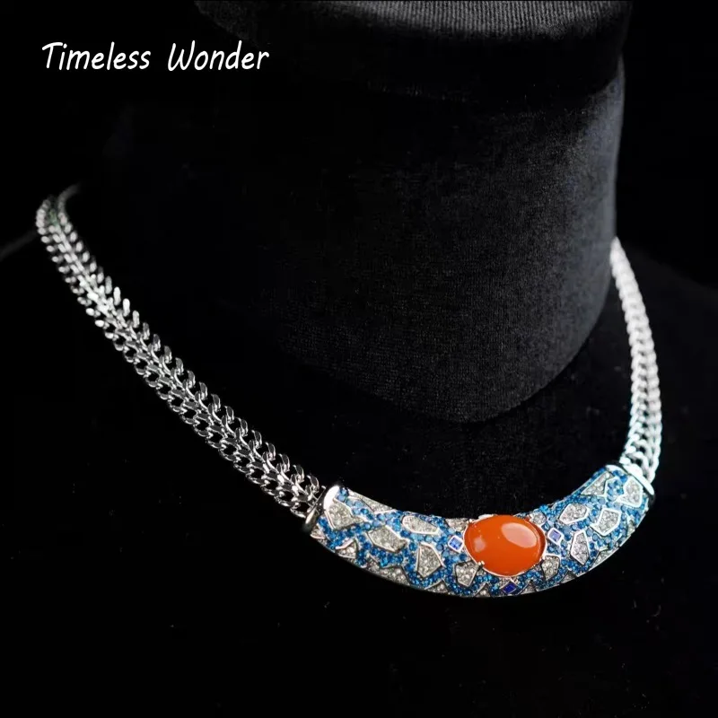 

Вневременное чудесное необычное ожерелье с кристаллами циркона в форме полумесяца для женщин, дизайнерские ювелирные изделия, модный милый комплект в стиле ар-деко 4526