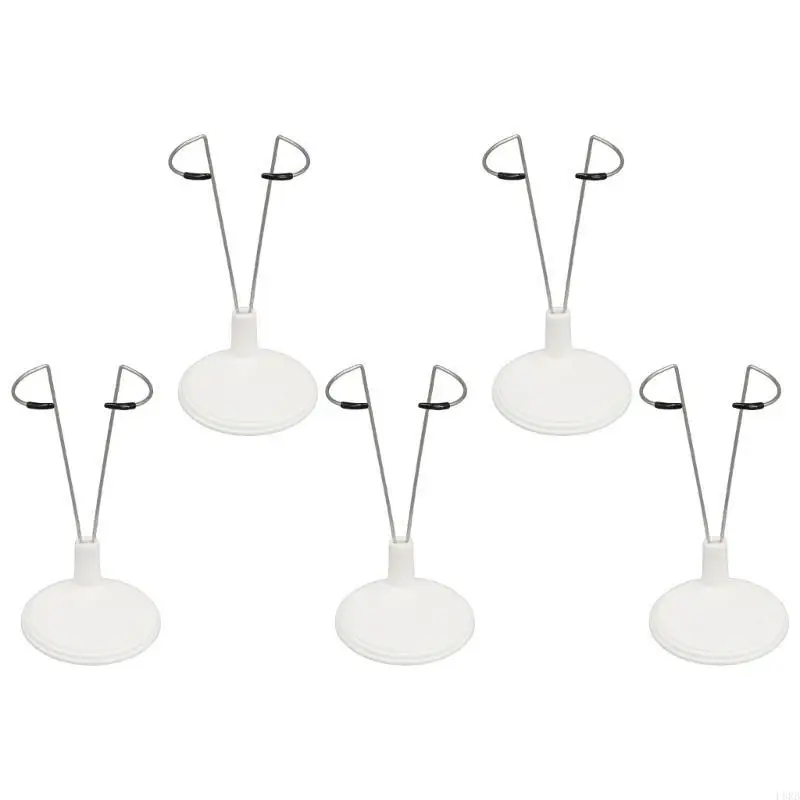 

5pcs Dill Display Stand Plush Dolls Holder для 6-8-дюймовых кукол отлично подходит для окна коллекционеров и ритейлеров, L8rb