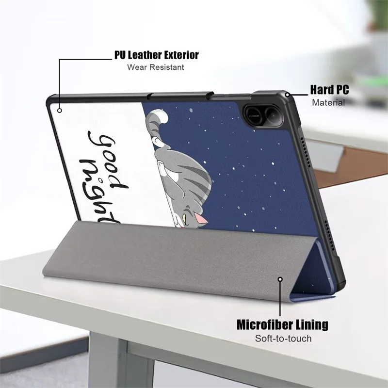 Für Glory Honor PadX8a 11-Zoll-Tablet - Schutzhülle Dreifach Faltbare Hartschale – Detail 6