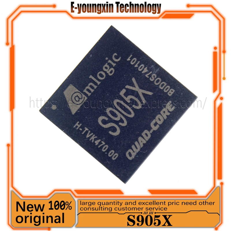 1-10pcs 100% New original S905X chip BGA Flat panel master chip