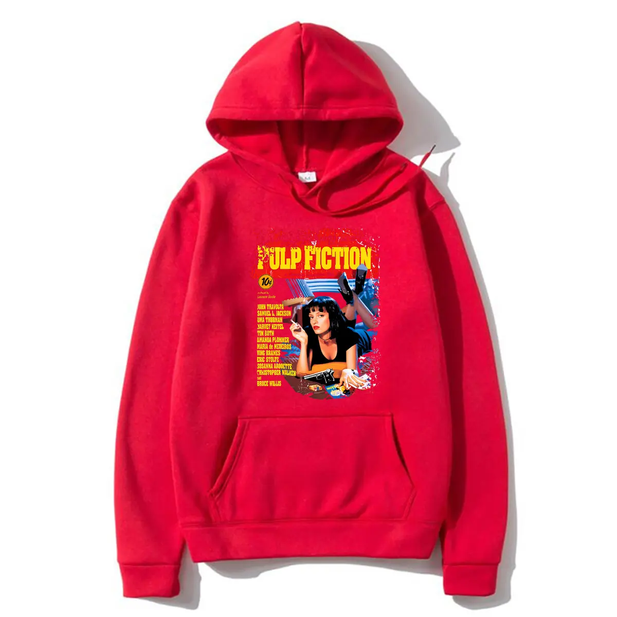 Famous Director Quentin Tarantino Movie Pulp Fiction Hoodie Men Women Classic Retro Oversized Streetwear Male Fashion Sweatshirt