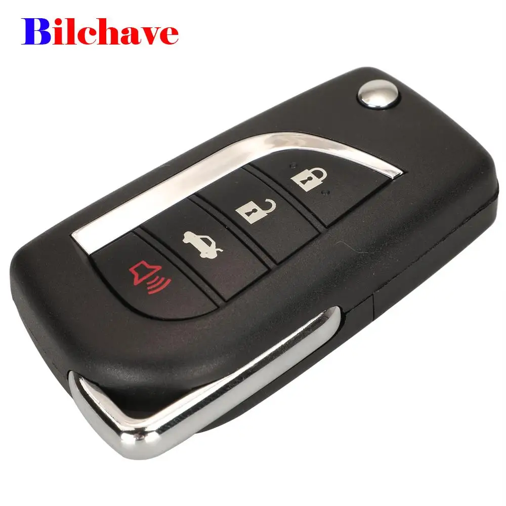 jingyuqin Modified For Toyota CAMRY 2012 2013 2014 2015 Corolla 4 Buttons Remote Car Key 314Mhz HYQ12BDM HYQ12BEL G / H Chip Fob