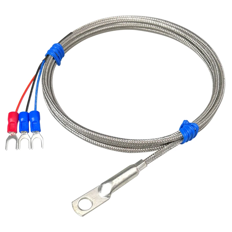 Imagem -04 - tipo Termopar Temperatura Sensor Sonda Cabo para Sensor de Temperatura Industrial 0600 ° c mm Furo m a 10m k Pt100
