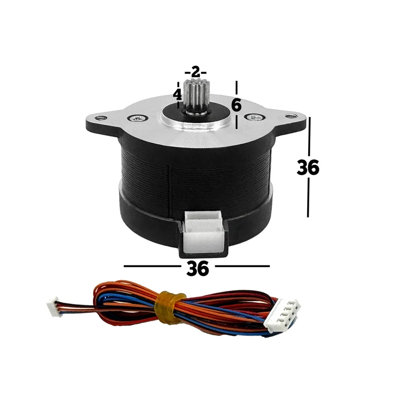 1pc 2pcs 3pcs 3D Printer 36 Motor Nema14 Two-phase 1.8 Degree Extruder Stepper Motor With Cable Stage Lighting  Medical equipmen