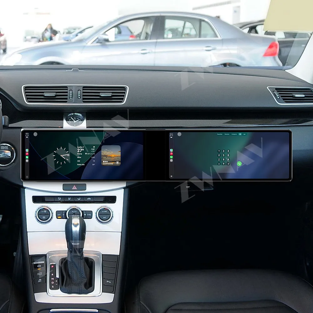 

Car Accessories Android 13 12.3" Hd Touch Dual-Screen For Volkswagen Magotan CC 2012-2016 Car Gps Multimedia Player Car Media