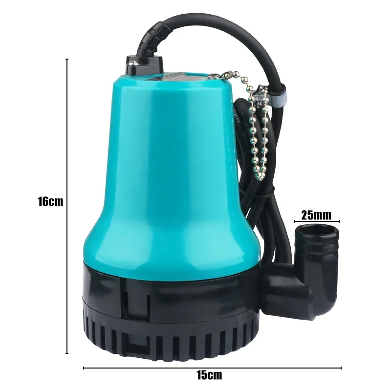 50W 4500L/H 5m DC 12V/24V Solar Water Pump Brushless Motor Water Circulation Submersible Pump Irrigation Fountain Fish Pond