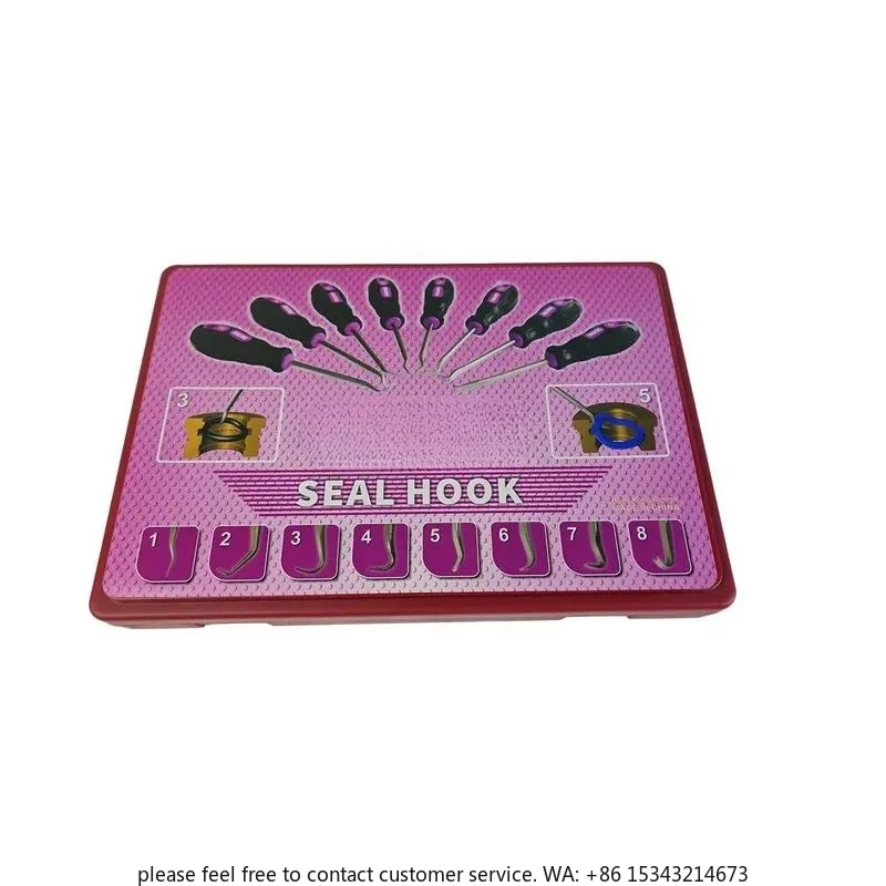 Tools for removing rubber seals Hydraulic seals Hook gasket pullers O-ring kit 8PC