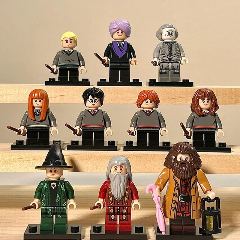 Disney MINISO Film Series Harry Rubens Hagrid Dumbledore Cubs Building Blocks Children\'s Boys Toys Christmas Birthday Gifts