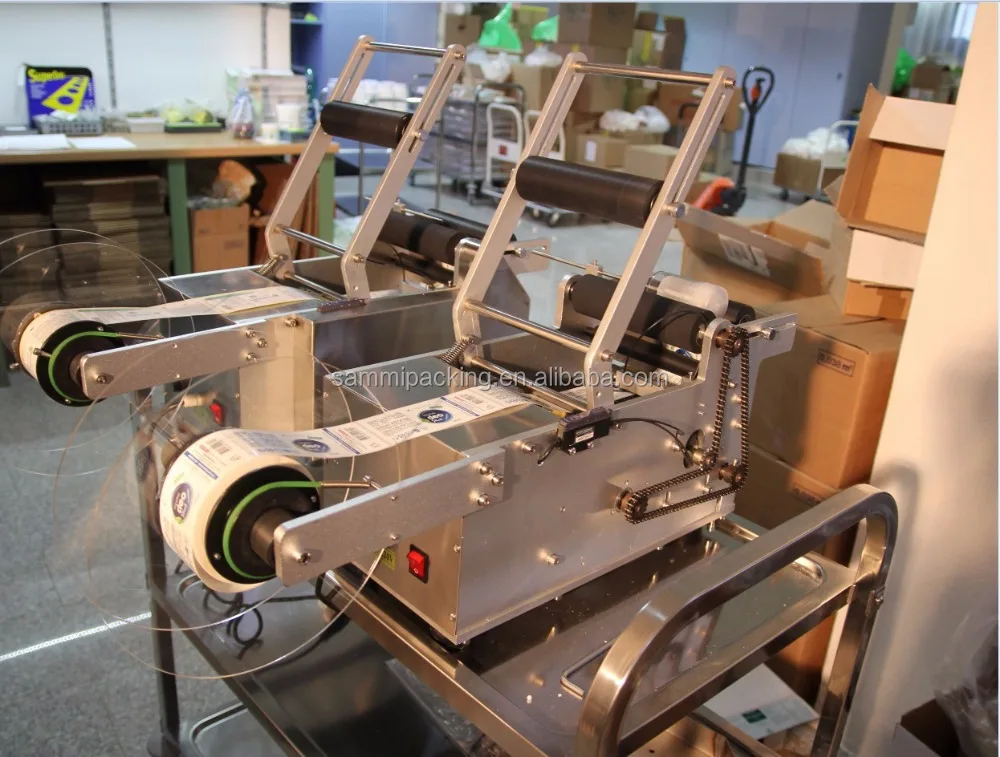 MT50 Semi-auto Round Bottle Labeling Machine, Semi-auto Labeler, Semi Automatic Label Machine