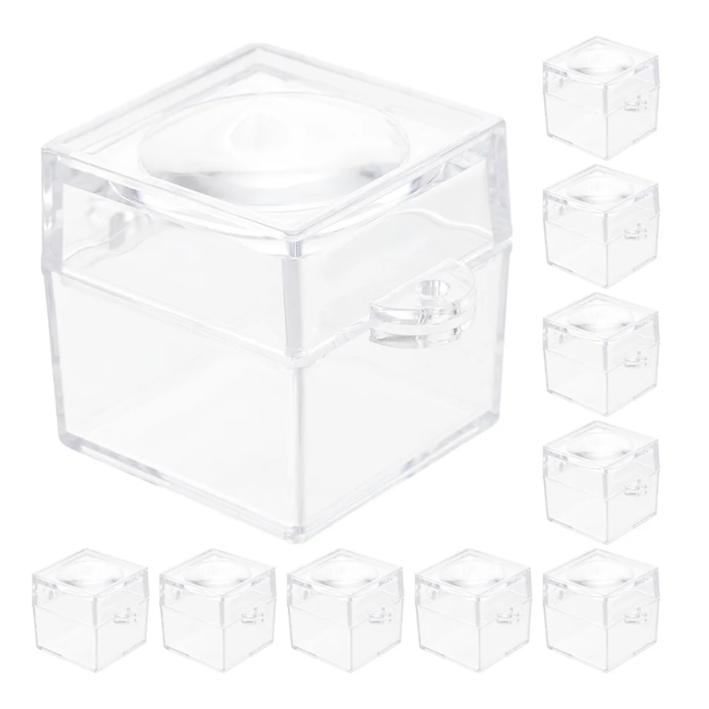 

12Pcs Insect Observing Jar Clear Magnifying Box Easy Use Educational Tool Improve Concentration Long Lasting Life