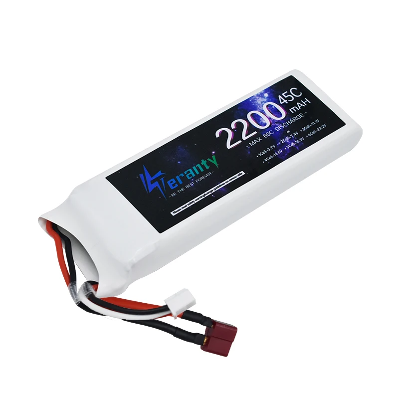 バッテリーTERANTY-7.4V個セット,2s,2200mah,45c,xt30,xt60,デタンプラグ,fpv,ヘリコプター,ドローン,飛行機,レーシングカー,スペアパーツ