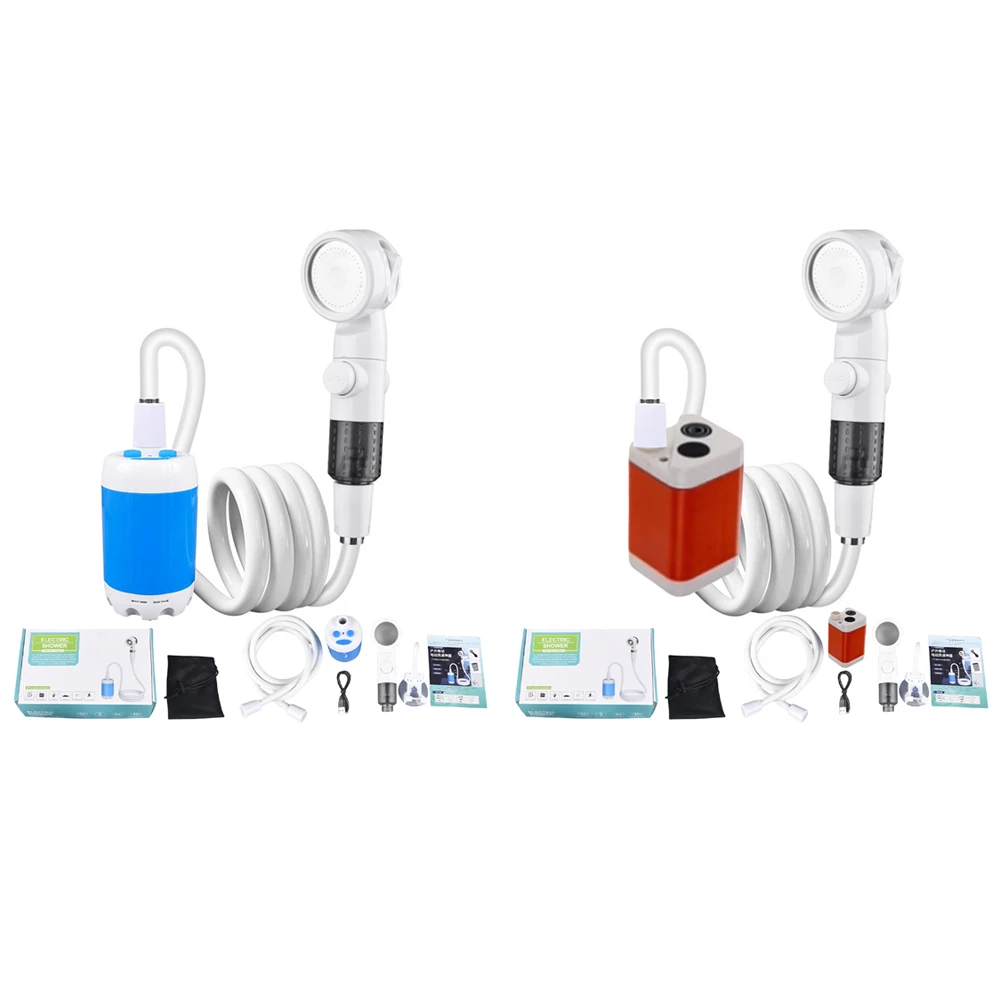 

Насос для душа на открытом воздухе, перезаряжаемый электрический насос для душа, беспроводные насосы, распылитель воды для пеших прогулок, мойки автомобилей и чистки домашних животных