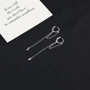 925 Stelling Silber Retro -Ohrringe für Frauen, echte silberne Ohrringe, erste Modeohrringe, neue Mode, heißer Verkauf 10 Hauptverkaufsohrring Bable B - №8