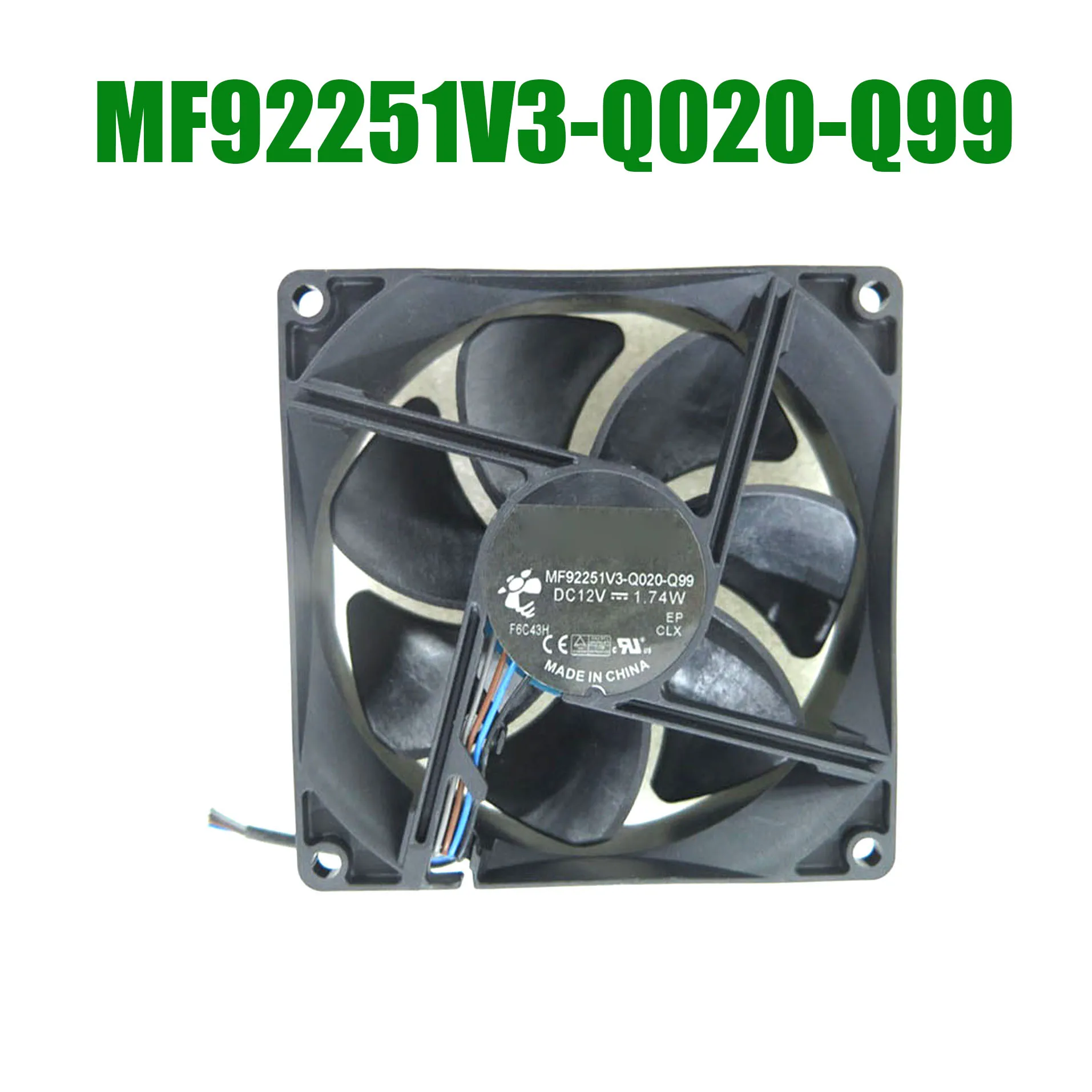 For SUNON MF92251V3-Q020-Q99 DC12V 1.74W 4PIN 4Lines Cooling Fan