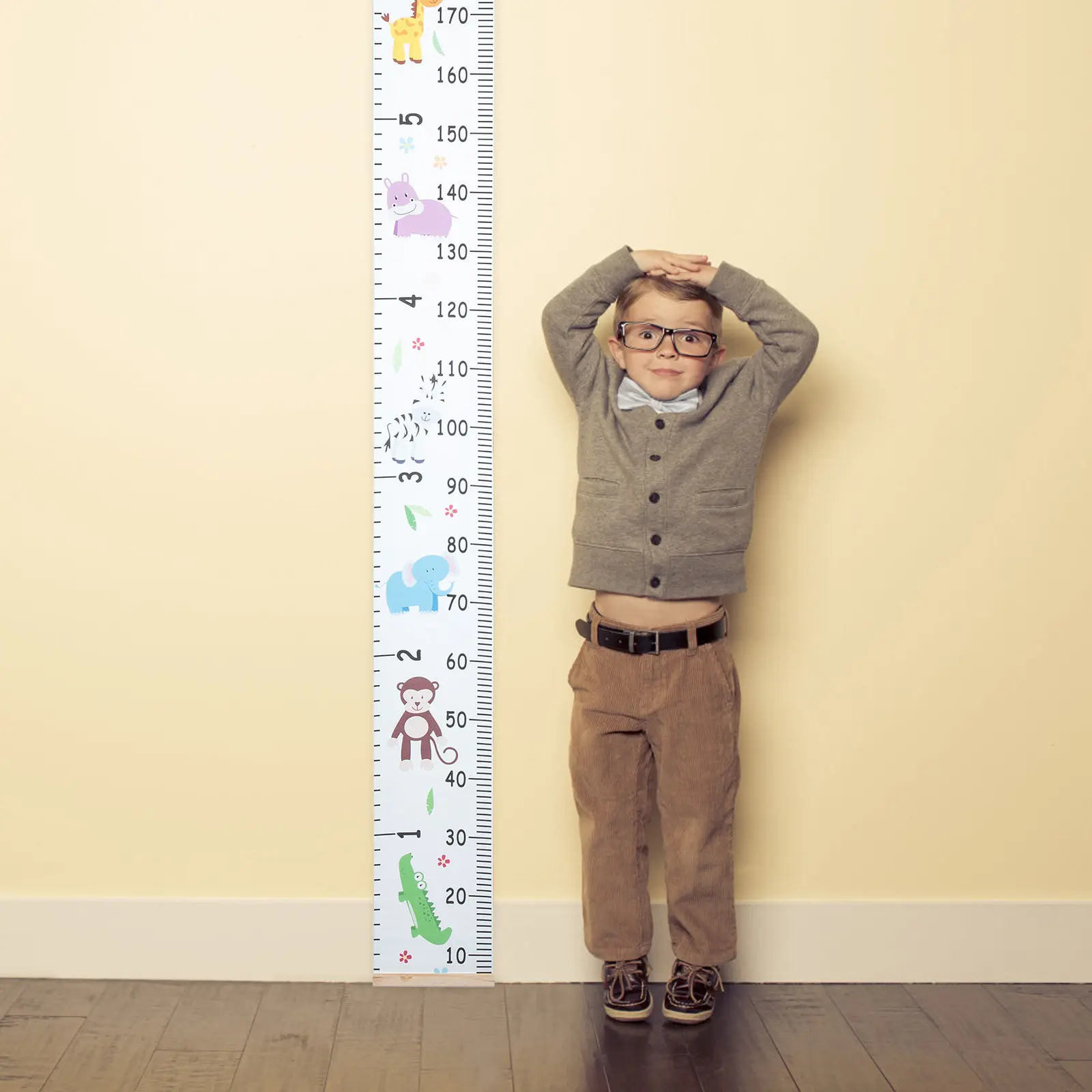 Baby Height Chart Wall Measurement Kids Growth Chart Canvas Height Ruler Kids Room Decor Toddler Record