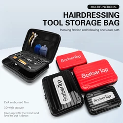 Portable Hair Scissors Case Bag Suitcase Waterproof Non-defrmation Barber Beauty Makeup Box Shockproof Trimmer Styling Tool Box