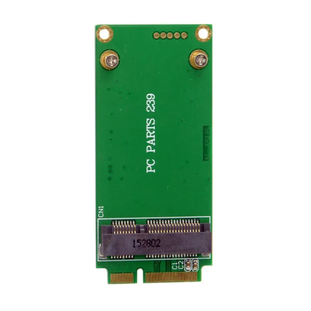 CYSM Xiwai  3x5cm mSATA Adapter to 3x7cm Mini PCI-e SATA SSD for Eee PC 1000 S101 901