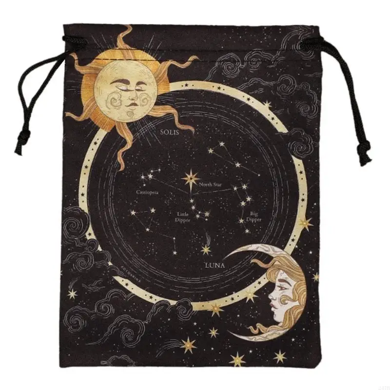Drawstring Dices Bag Astrolabes Divinations Tarots Bag Board Game Mini Velvets Jewelry Packaging Storage Gift Bag
