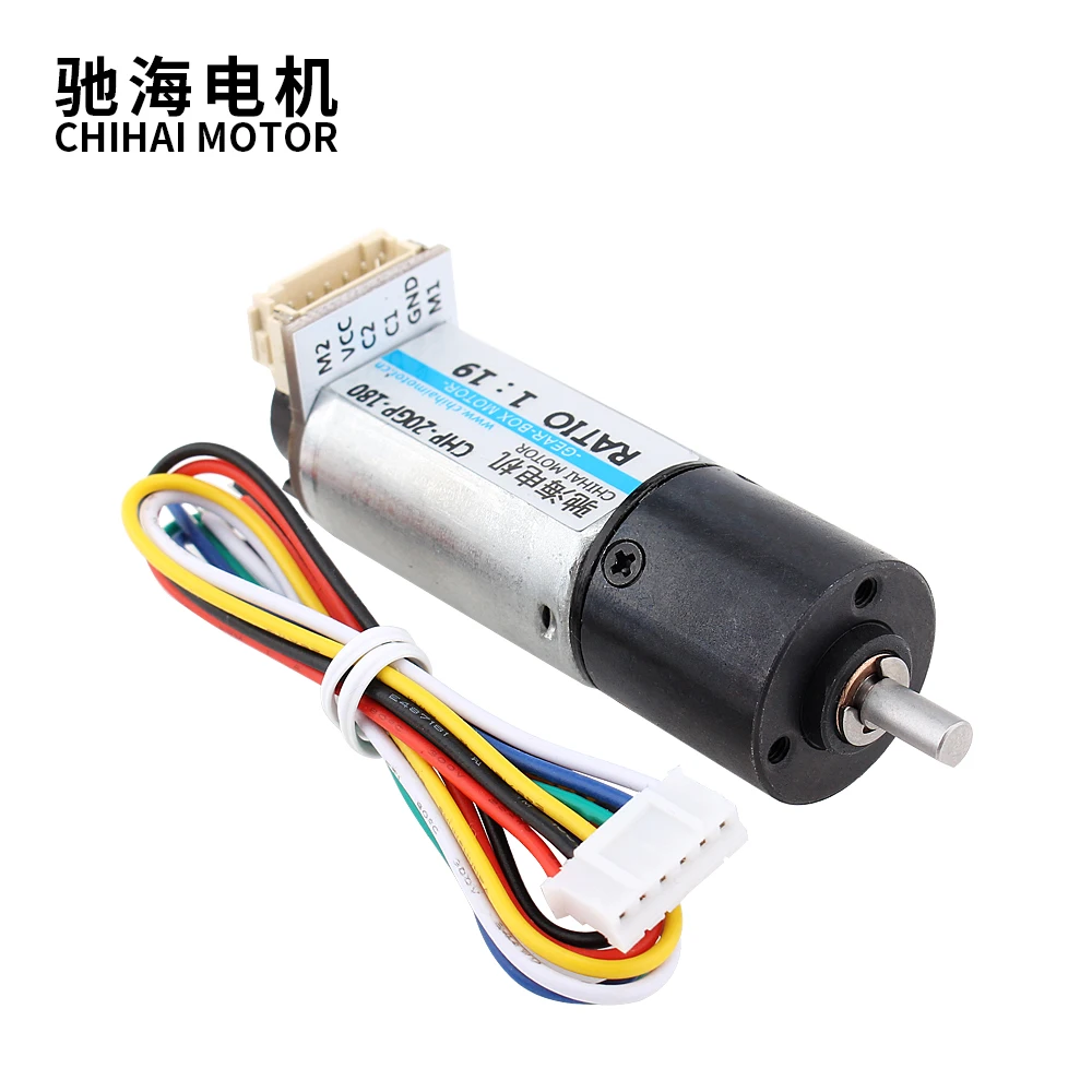 ChiHai Motor CHP-20GP-180ABHL Carbon Brush Precision High Torque Mini 20mm Electric Coding Motor For Robot