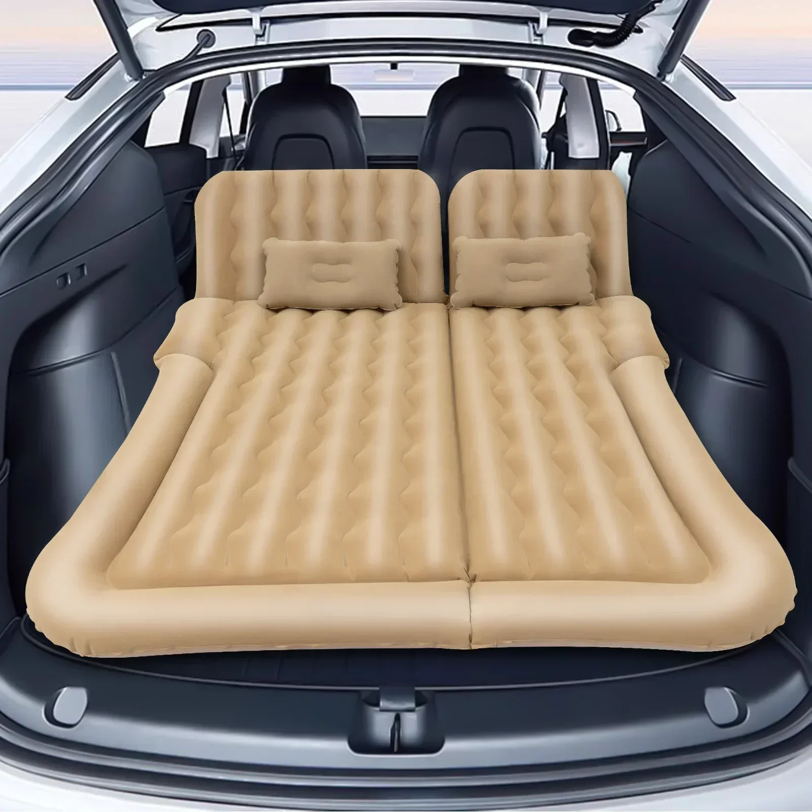 

For SUV Truck Van Car Air Bed Inflatable Cushion Air Mattress Backseat with Pump