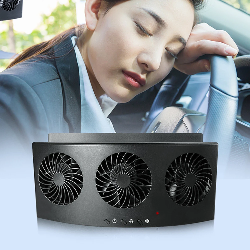 Auto Interior Radiator Three-Head Car Cooling Fan USB 5V Ventilation Fan 4000RPM Mini Auto Ventilator Car Supplies