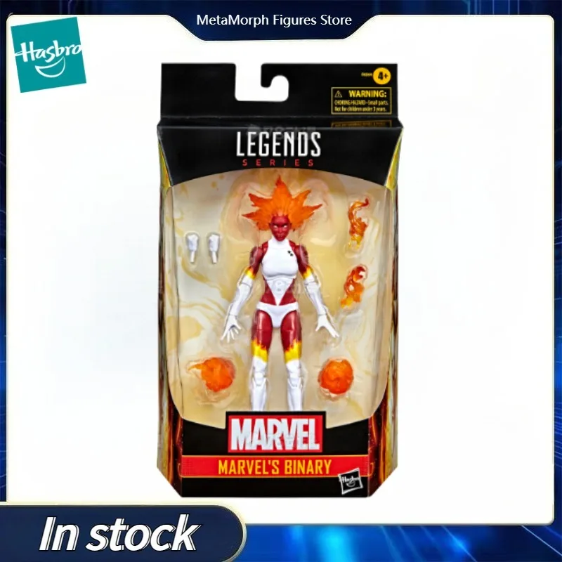

Оригинальная коллекционная фигурка Hasbro Marvel Legends Series MARVEL'S BINARY, подарок для любителей аниме