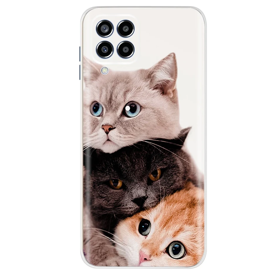 For Samsung Galaxy M33 Case Samsung M33 5G Soft Silicone TPU Cover Phone Cases For SamsungM33 M 33 SM-336B Clear Bumper