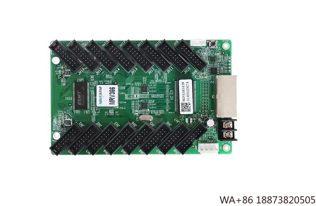 شاشة LED من المصنع مباشرة لوحة تحكم شعبية بطاقة الاستقبال Novastar MRV366 512x256 بكسل ماكس في الهواء الطلق بالسعة