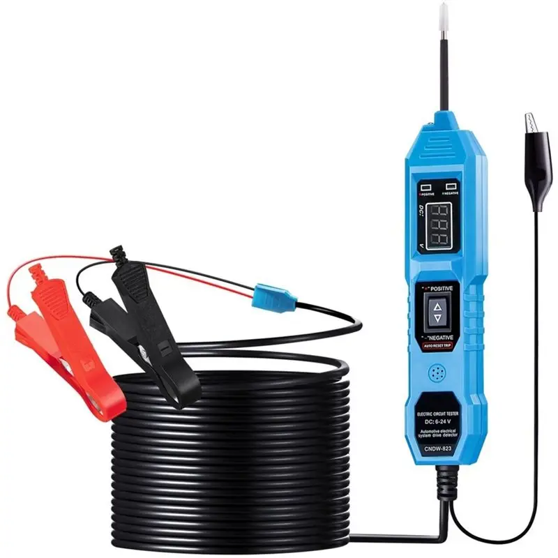 ABTC-Power Circuit Tester, 6V-24V Automotive,Multifunctional Car Electric Circuit Tester, Power Fuse, 1PC Probe