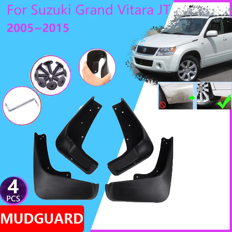 

Mudguards for Suzuki Grand Vitara Escudo JT 2005~2015 2009 2010 Mudflaps Fender Mud Flaps Guard Fenders Car Exterior Accessorie