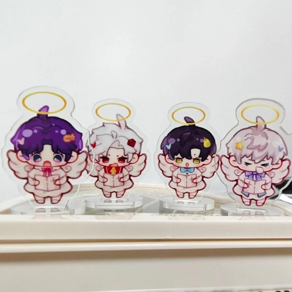 Love and Deepspace Q-version Cute Acrylic Standee Sylus Rafayel Xavier Zayne Caleb Cartoon Model Decoration Keychain Signboard