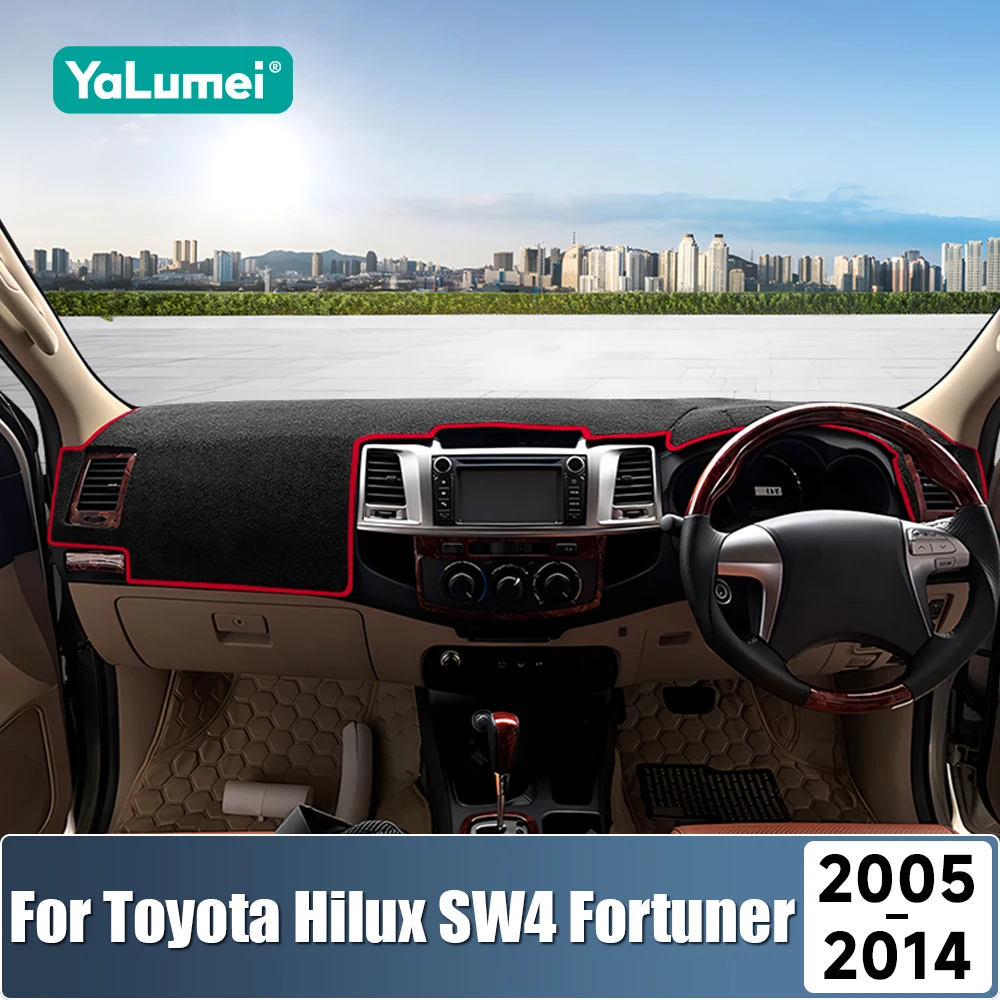 Für Toyota Hilux SW4 Fortuner AN50 2005-2014 Auto-Armaturenbrett Sonnenschutz Abdeckung Zubehör