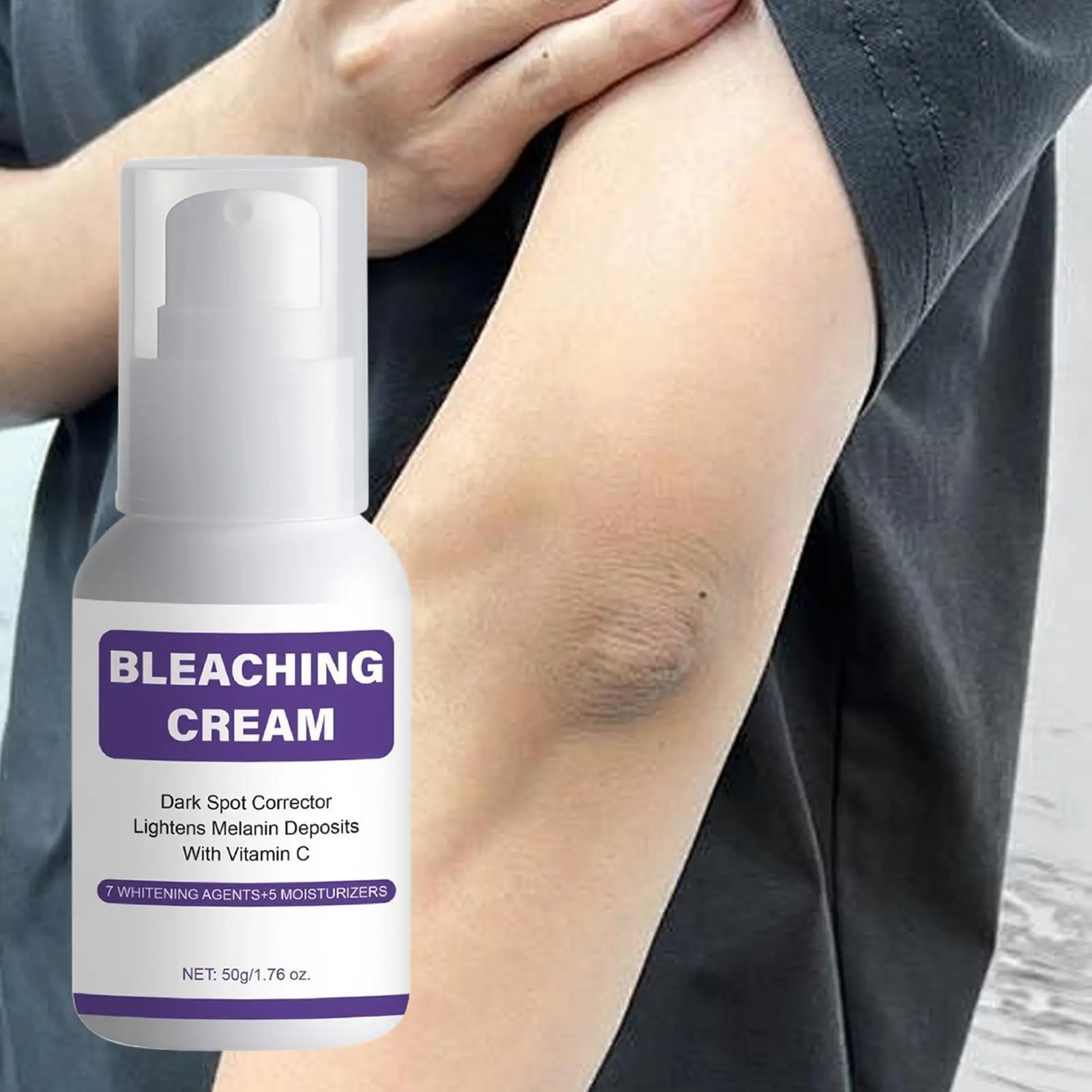 Body Whitening Cream Brighten Underarm Elbow Knees Joint Removal Intimate Parts Dark Spots Bleaching Cream Vitamin C body lotion