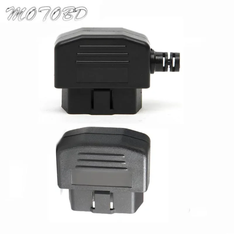 Hot Sale OBD2 L Type 16 Pin Sockets Connector Plug with Shell and Screw Male Auto Car Connector Cable Wire