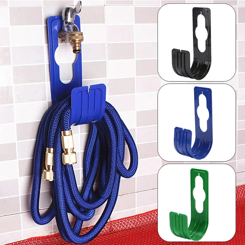 

1PC Yard Wall Mounted Tap Watering Hose Organizer Wash Car Hose Storage Holder Agriculture Tools Pipe Reel Hanger RackYard Clean