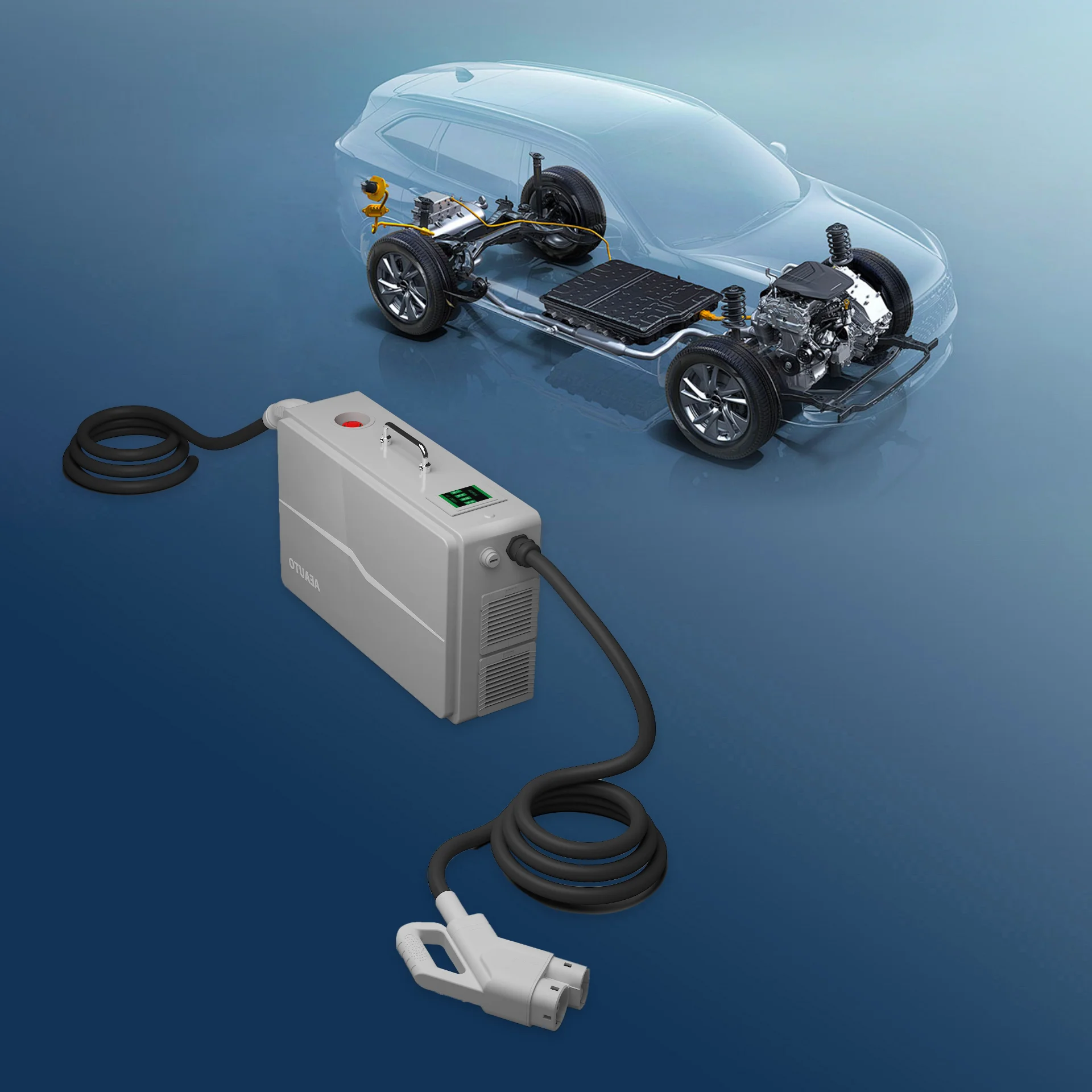 20kw TUV Portable EV Charging Mobile Power Bank for Electric Car Outdoor Charging