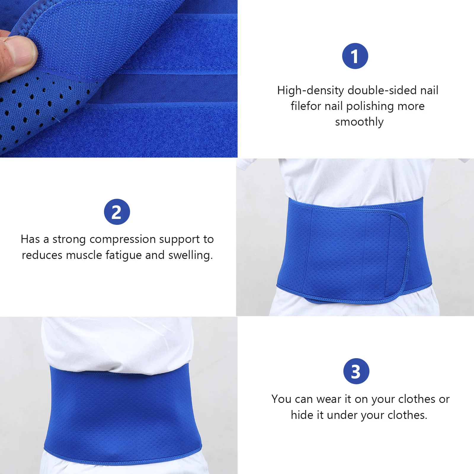 

Lumbar Support Belt Breathable Double Layer Elastic Waistband Posture Pelvis Diet Belt Adjustable Waist Support Sports Waist