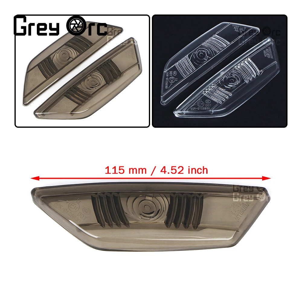 ZX-10R Rearview Mirror LED Turn Signal Indicator Lens For KAWASAKI ZX10R 2019-2022 ZX 10R Motorcycle Light Part
