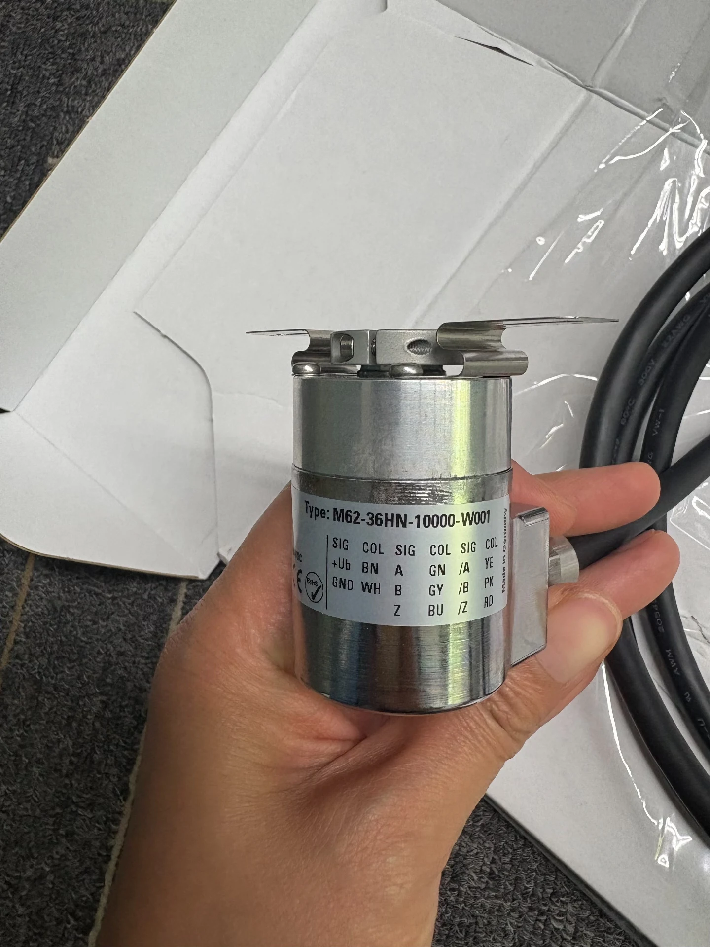 HEIN LANZ Incremental Encoder, Model MK2-36HN-1000
