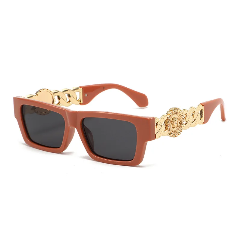 New fashion square men's and women's sunglasses trend advanced fashion sunglasses women image 4