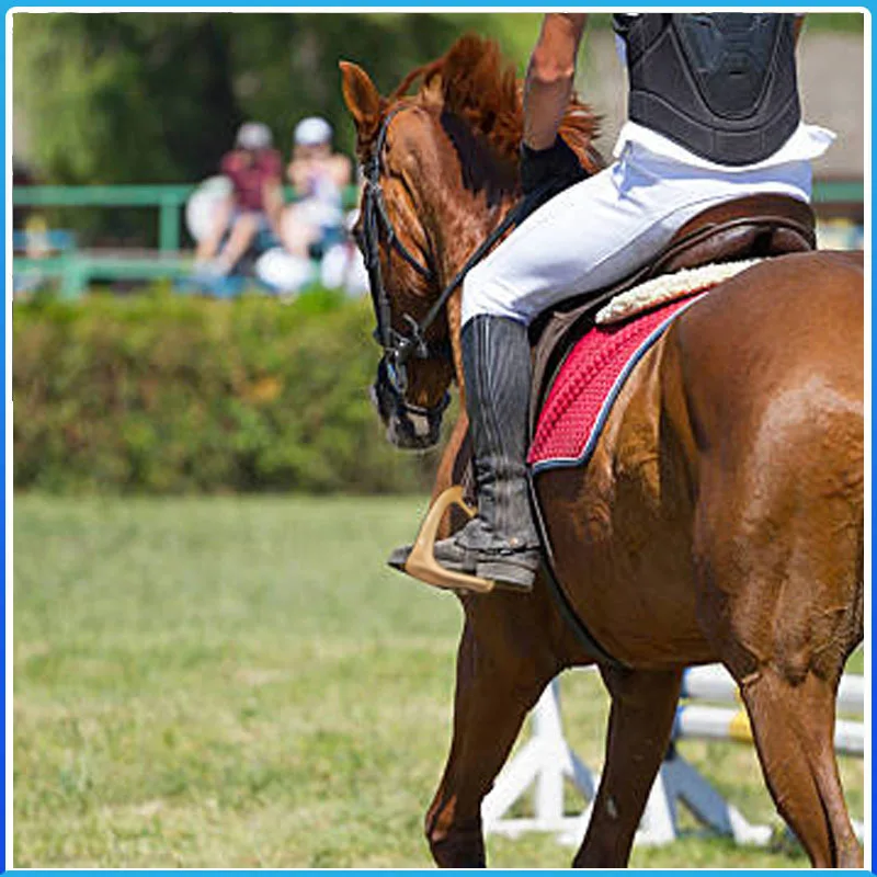 Professional Non-Slip Aluminum Alloy Stirrups, Equestrian Leg Guard + Casting Service