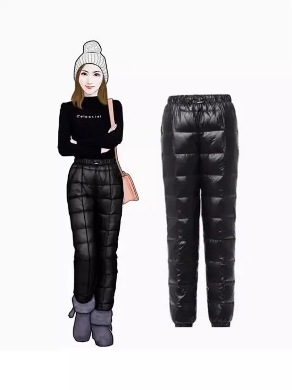 

Мужские хлопковые брюки Thiened, зимние теплые ветрозащитные уличные носимые футболки, многослойные брюки Fce, очень большой размер, морозостойкие