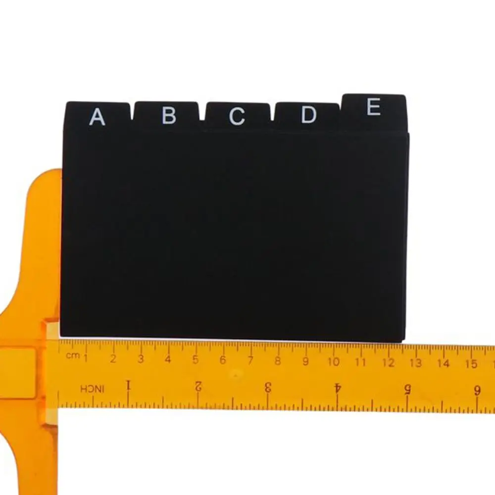 30 PCS Self Index Card Blank File Dividers Black Alphabetical Index Card Dividers Home