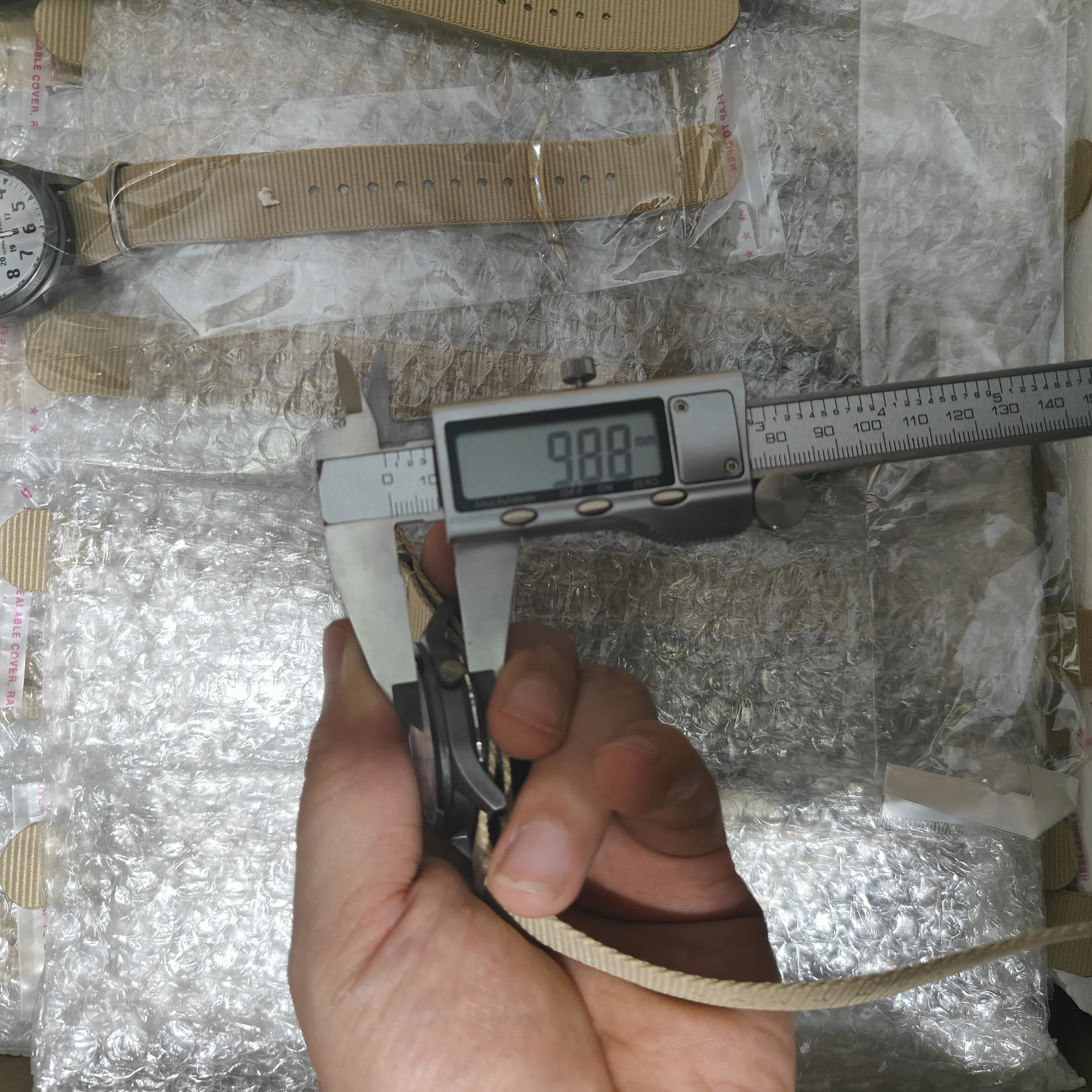 ساعة يد رجالية على الطراز الأمريكي 40 ملم على الطراز العسكري ساعة رياضية خارجية بحركة كوارتز #3