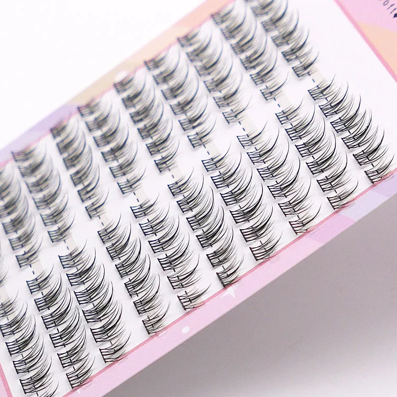 120 Pcs manga lashes Thick Little Devil Individual lash clusters Natural cos Eyelash extension Korean makeup DIY False eyelashes